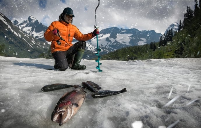 Ice fishing