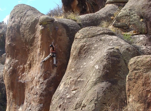 Rock climbing